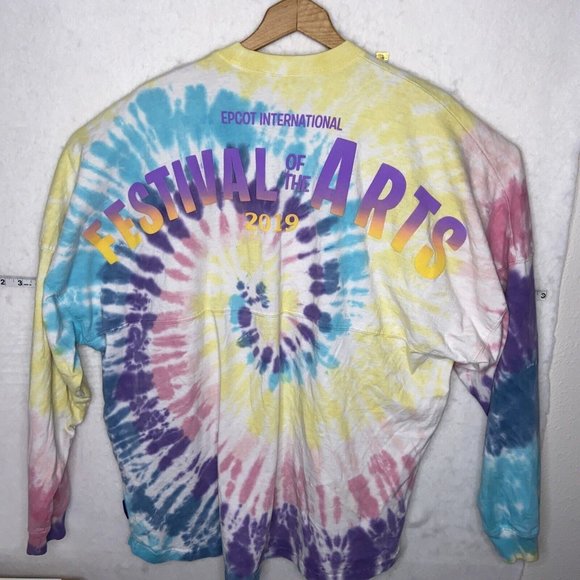 Disney Epcot 2019 FESTIVAL OF THE ARTS Figment Spirit Jersey Tie-Dye Adult XL